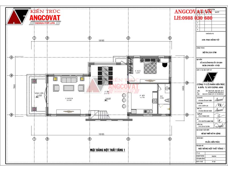 tầng 1 mẫu nhà cấp 4 có gác lửng 120m2