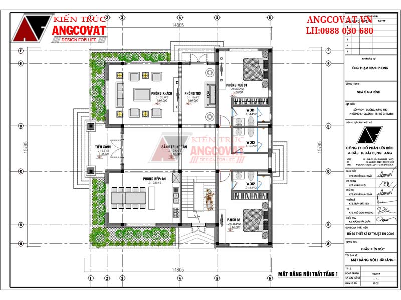 bản vẽ mặt bằng thiết kế nhà 190m2