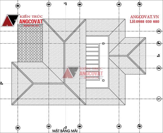 Bản thiết kế biệt thự 3 tầng 7