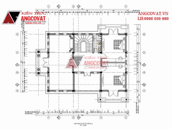 Bản vẽ thiết kế thi công nhà biệt thự 7