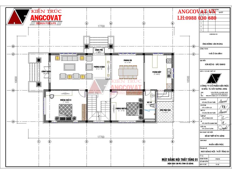 Biệt thự rộng 10m 2 tầng đẹp