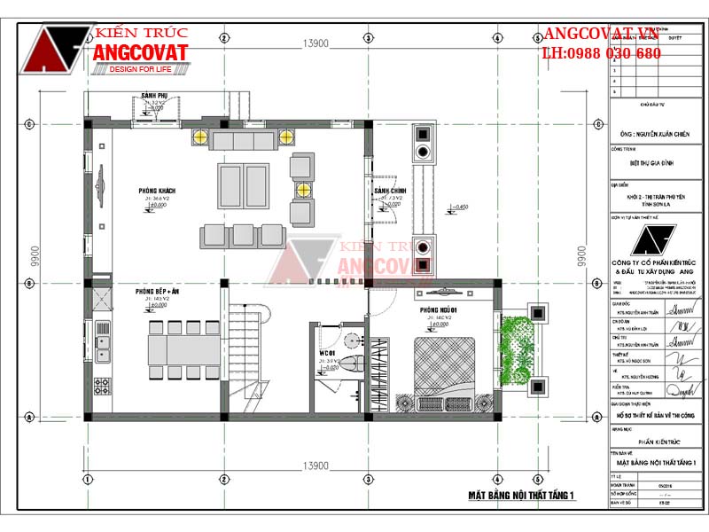 Biệt thự rộng 10m