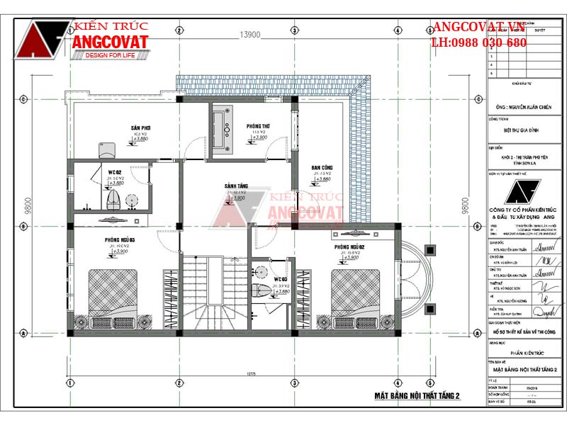 Biệt thự rộng 10m