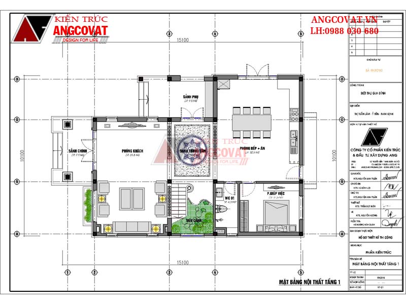 Biệt thự rộng 10m