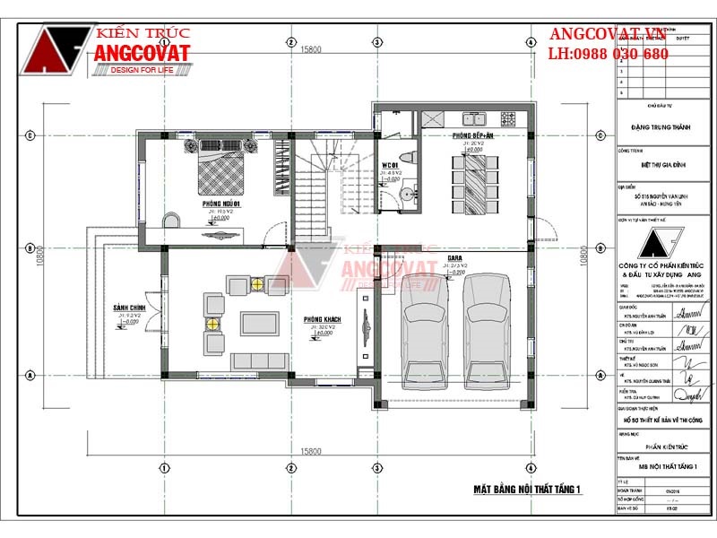 Biệt thự rộng 10m