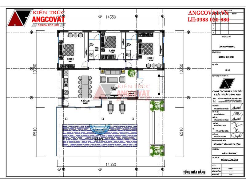 Biệt thự rộng 10m