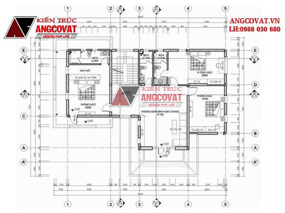 Hồ sơ thiết kế nhà 3 tầng 5