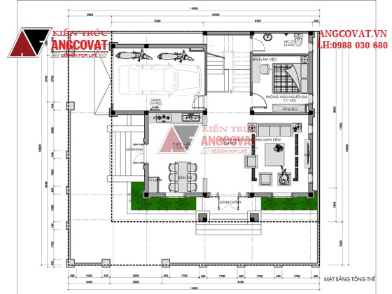 Mẫu biệt thự phố 2 mặt tiền 4