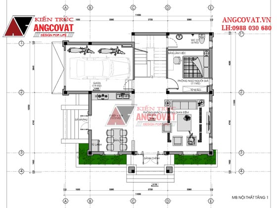 Mẫu biệt thự phố 2 mặt tiền 5