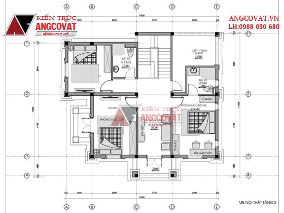 Mẫu biệt thự phố 2 mặt tiền 6