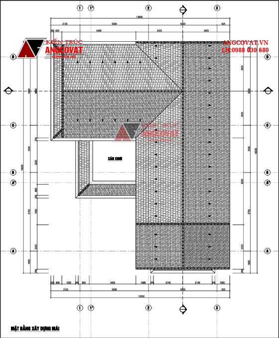 Mẫu nhà 3 tầng mặt tiền 10m 7