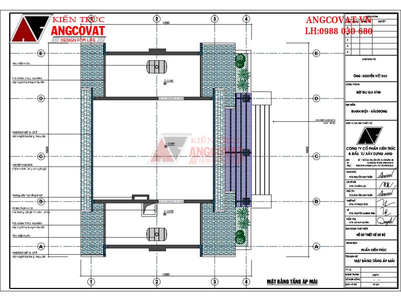 Mẫu nhà cấp 4 5 gian mái ngói