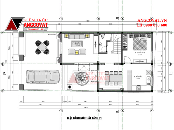 mẫu nhà mặt tiền 7.5m 4