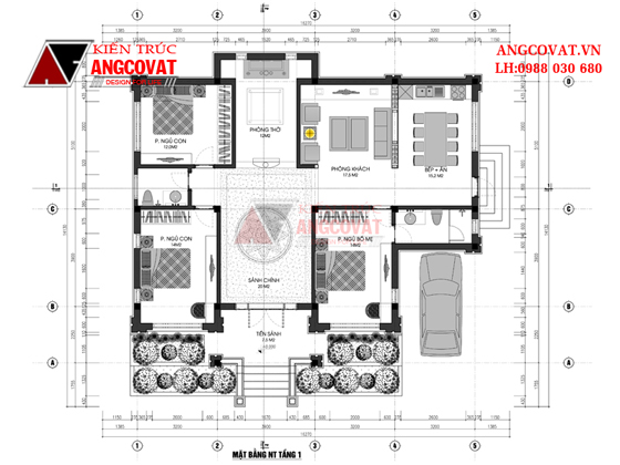 Nhà cấp 4 đẹp 1 tầng 3