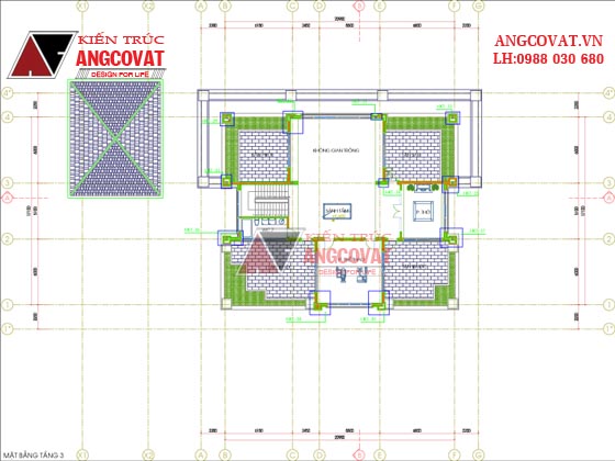 thiết kế nhà hình vuông 10