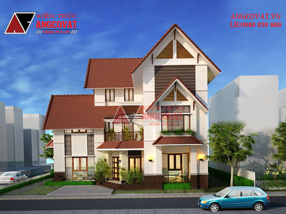 Thiet ke biet thu 150m2 4