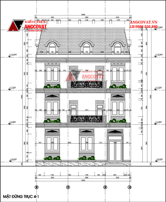 thiết kế kiến trúc nhà ở 9