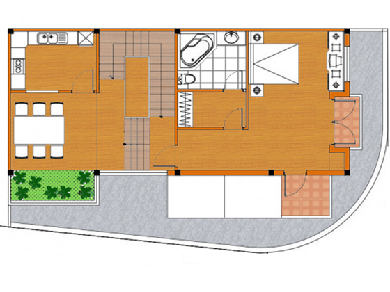 thiết kế nhà 160m2 5