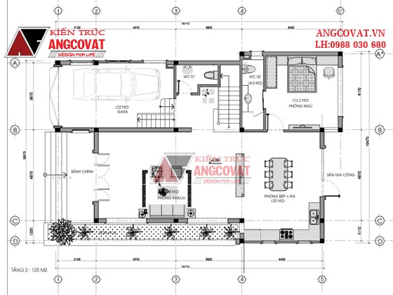 Thiết kế nhà 110m2 4