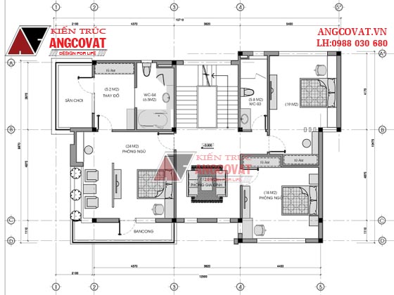 Thiết kế nhà 110m2 5