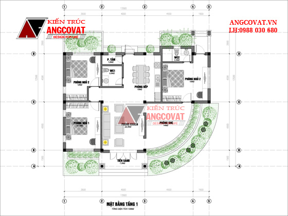 thiết kế nhà 130m2 4