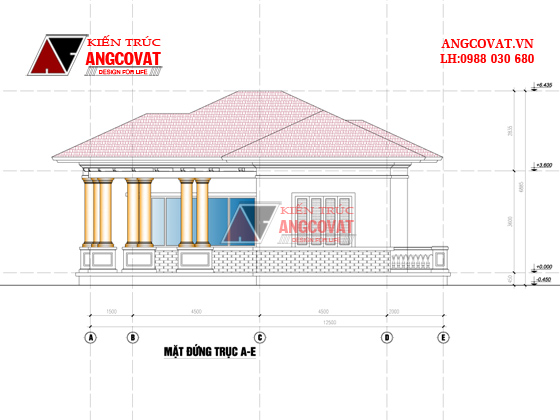 thiết kế nhà 130m2 6