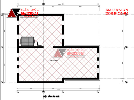 Thiết kế nhà 2 tầng 9x10m 5