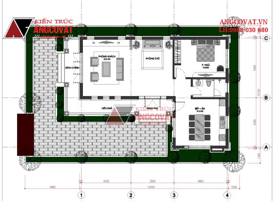 Thiết kế nhà 600 triệu 3