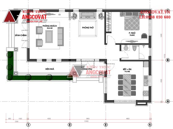 Thiết kế nhà 600 triệu 4