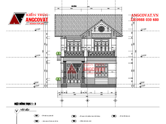 thiết kế nhà 7x11m 7