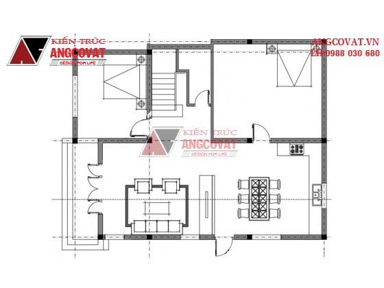 Thiết kế nhà 8x12m 2