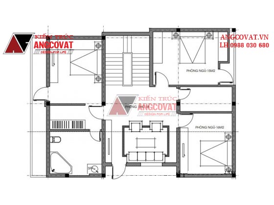 Thiết kế nhà 8x12m 3