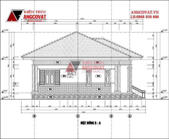 thiết kế nhà cấp 4 120m2 10