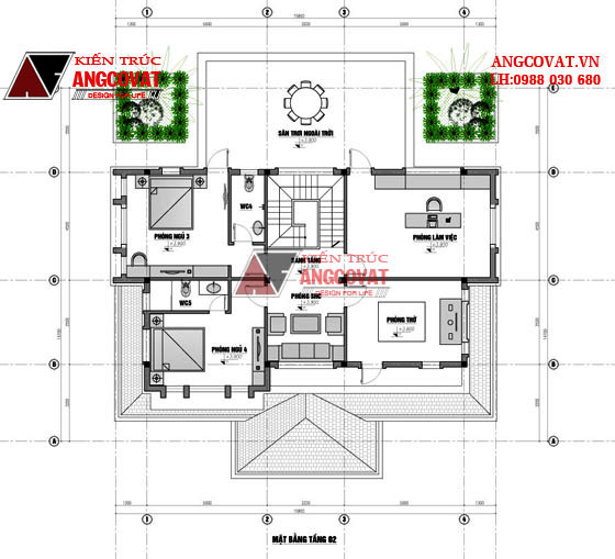 Thiết kế nhà đẹp 160m2 10