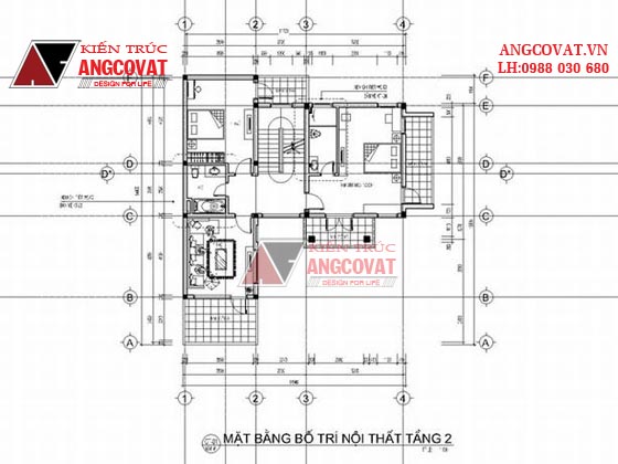 thiết kế nhà đẹp diện tích 90m2 4