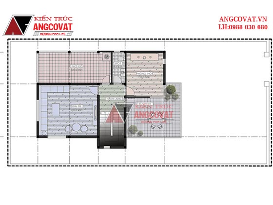 Thiết kế nhà diện tích 150m2 5