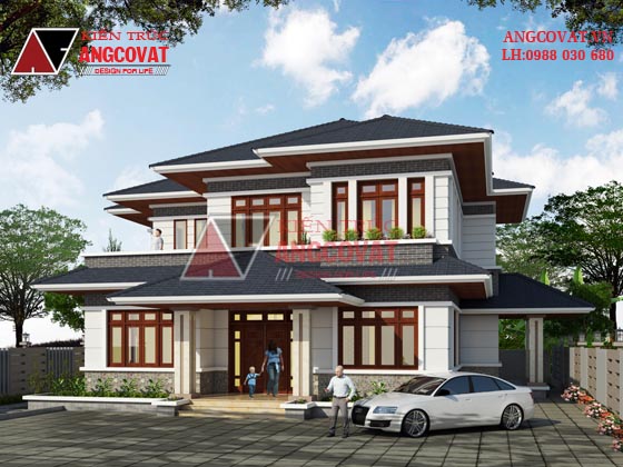 Thiết kế nhà vườn 200m2 1 