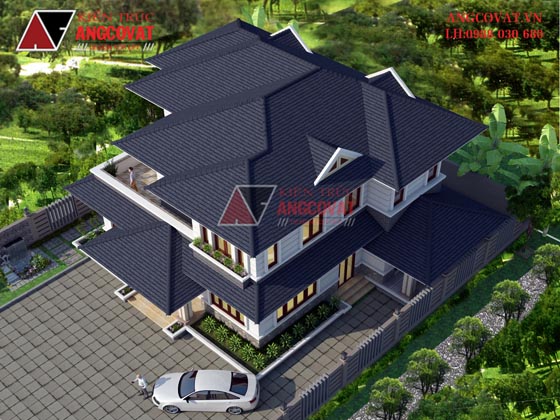 Thiết kế nhà vườn 200m2 3