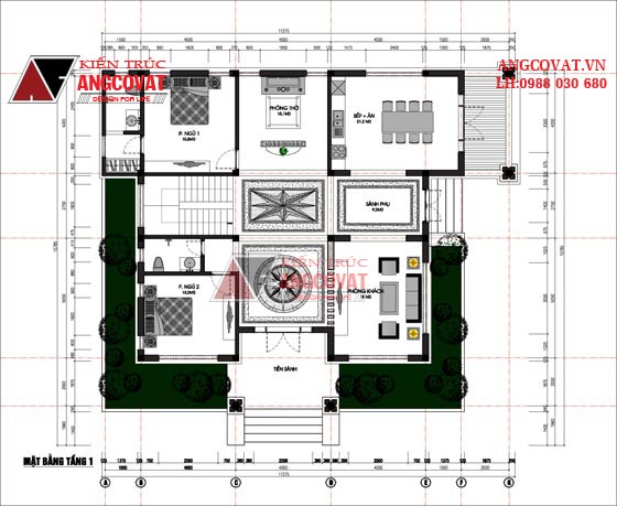 Thiết kế nhà vườn 200m2 5