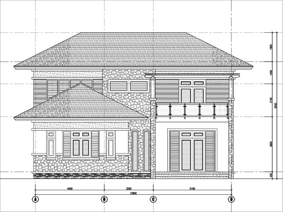 Xây nhà 2 tầng mái thái 4