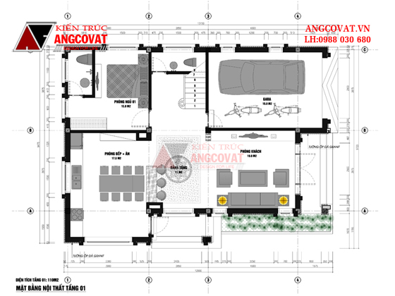 mặt bằng tầng 1 mẫu nhà 5 top 5 biệt thự 3 tầng có gara ô tô
