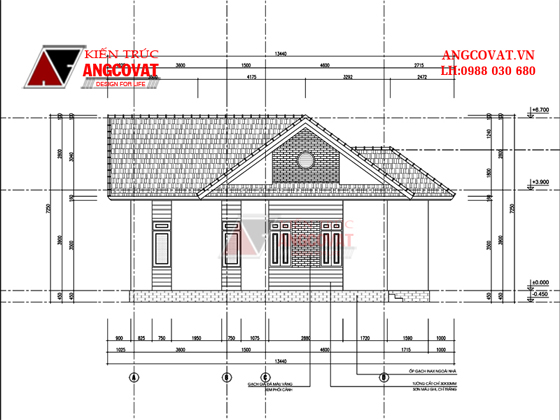 mẫu nhà cấp 4 đẹp 120m2 8