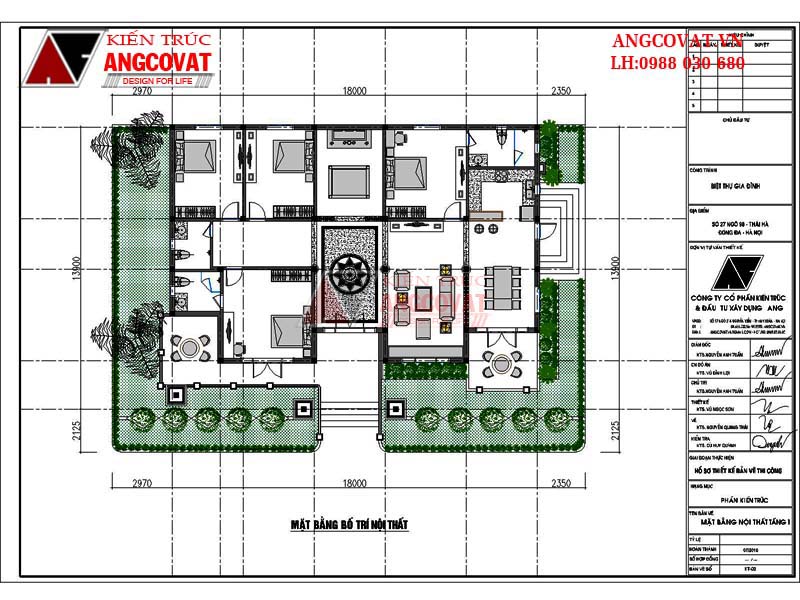 mẫu thiết kế nhà cấp 4 diện tích 200m2