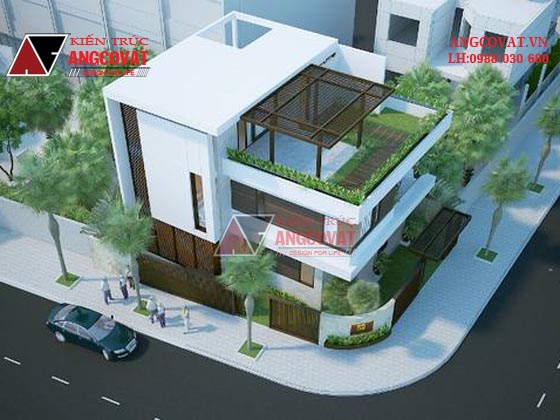 phối cảnh 3 mẫu biệt thự 150m2